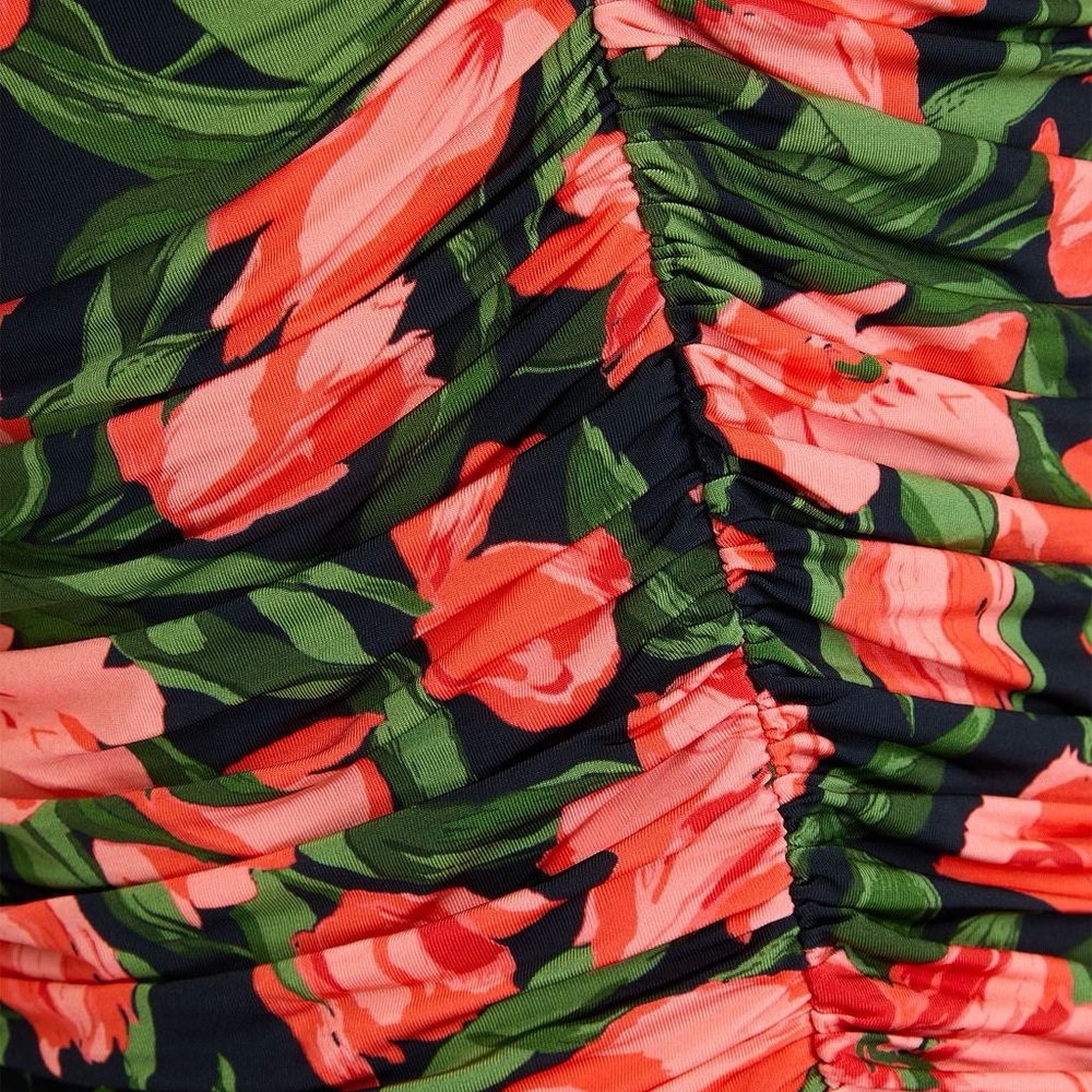 CAROLINA HERRERA
Ruched floral-print stretch-jersey midi dress - Picture 3 of 6
